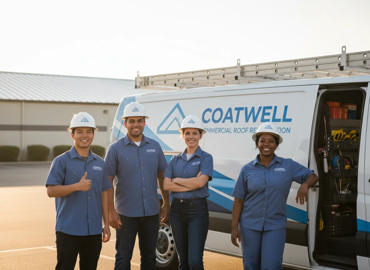 Commercial roof coating company in Glen Alpine, NC